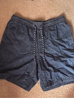 Amazon Essentials Navy Elastic Waist Shorts